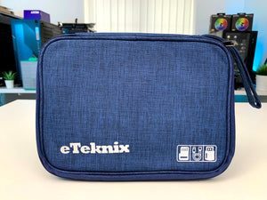 eTeknix Slim Cable Organiser Bag
